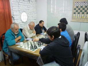 Ramón Argento, Diego Belmonte, Alejandro Hutt, Gustavo Cuellar, Lautaro Acosta y Exequiel Flores.